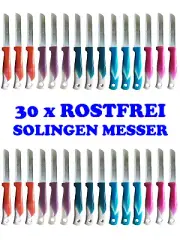 30 x ORIGINAL SOLINGEN MESSER ROSTFREI - Allzweckmesser Obstmesser Gemüsemesser