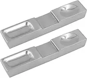 2 Pcs NUZAMAS Chopstick Rest Stainless Steel Chopsticks Holder Reusable Tableware Holder for Home Hotel Metal Cutlery Shelf