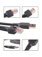 50PACK USB Cable Barcode Scanner Cord For Symbol LS2208 CBA-U01-S07ZAR 6FT