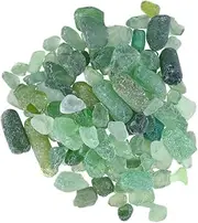 Toddmomy Natural Crystal Pebbles 1 Pack Tumbled Stones 500g Emerald Fish Tank Home Decor Safe DIY Crafts Fresh Salt Water