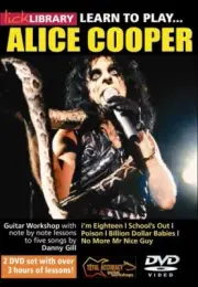Lick Library LEARN TO PLAY ALICE COOPER Guitar Lessons Video DVD With Danny Gill