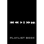 RADIO BUTTONS SONG PLAYLIST LOG: PLAYLIST BOOK FOR DJS, MUSICIANS, AND MUSIC LOVERS (WHITE ON BLACK)