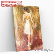 Paint By Numbers Kit Woman Abstract Art Oil Brush Draw Beginner Canvas Wall Home
