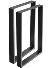 [Artiss] Coffee Dining Steel Table Legs 71x50cm Set of 2 In Black