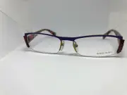 ALAIN MIKLI EYEGLASS FRAMES IN PURPLE CHECKERS MODEL AL1201 M084 NEW!