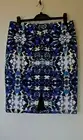 BNWT FINDERS KEEPERS BLUE BLACK PRINT 'INSTANT CRUSH' SKIRT SZ XL 14 16