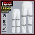 Bisley BP6808T Reflective 'Biomotion' Double Taped NIGHT WORK Cotton Drill Pants