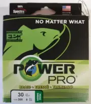 Power Pro 30 LB Pound 300 Yard Moss Green Braided Fishing Line