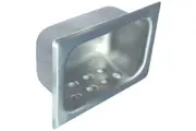 New Bradley Security Sa16 Soap Dish Recessed - Silver 178Mm W X 127Mm H X 70Mm D