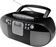 soundmaster SCD7800SW Boombox DAB+ CD MP3 Cassette Recorder with USB Alarm Clock Function Audio Book Function