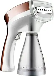 Steamer for Clothes Handheld Garment Steamer Portable Clothes Steamer Fabric Hand Steamer Ironing Wrinkle Remover with Detachable Water Tank for Travel Home (Color : Tyrant Gold)