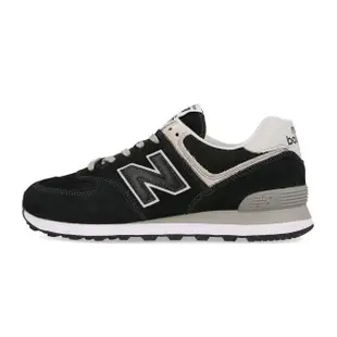 【NEW BALANCE】NB 紐巴倫 574 運動鞋 男鞋 黑 麂皮 D楦(ML574EVB)