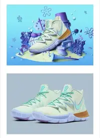 在飛比找Yahoo!奇摩拍賣優惠-11章魚哥全新 NIKE KYRIE 5 X 章魚哥聯名 C