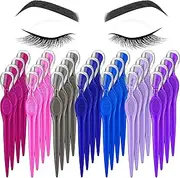 Mudder 28 Pcs Eyebrow Razor Knife Shaver Trimmer Shaver Multipurpose Exfoliating Tool Facial Hair Removal for Women Valentine‘s Day Giving(Assorted Colors)