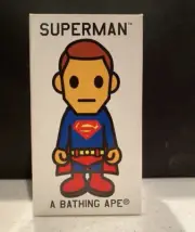 A Bathing Ape BAPE × DC Comic SUPERMAN 4.4" Inch Vinyl Figure from JAPAN