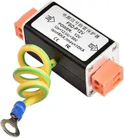 Single Channel Power Surge Protector Lightning Arrester Device 12V High Performance Multi Level Protection for CCTV Video Monitoring Systems Metal Rack Structure