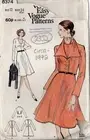 1972 Vintage Vogue Sewing Pattern B34” (87cm) Dress & Jacket (2352) Vogue 8374