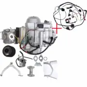 125cc Semi Auto Engine Motor 3 Speed +Reverse Wiring Kit For Go Kart Taotao Sunl