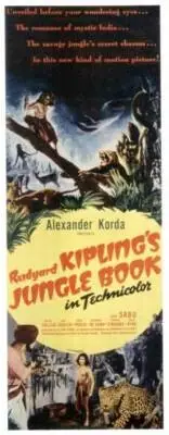 Jungle Book poster and bottom center Sabu on insert poster 1942 Old Photo