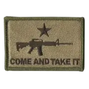 Hook Fastener Compatible "ARifle-15" Come and Take It MULTITAN 3x2