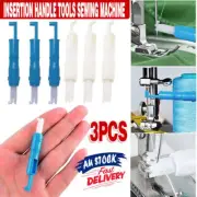 3x Automatic Needle Threader - AU Stock Insertion Handle Tools Sewing Machine AU