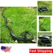Scary 47-Inch Rubber Snake with Lifelike Design - Perfect for Tricks & Treats