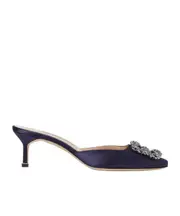 Pointed high heel sandals 35 Black