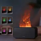 Black Timing Simulation Aroma Diffuser Usb Household Flame Humidifier Aromathera