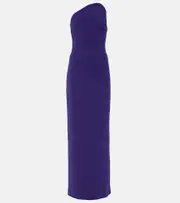[Solace London] Solace London Eve crêpe gown UK 12 purple
