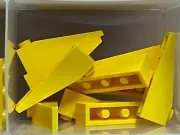 LEGO Parts - Yellow Slope 18 4 x 1 - No 60477 - QTY 10