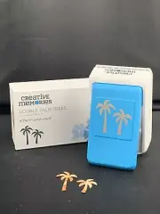 Creative Memories Double Palm Trees Paper Punch Scrapbooking Craft NEW NIB