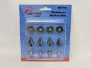 Dayton Audio DSS2-BC Speaker Spike Set, Black Chrome - Brand New