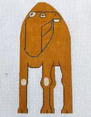 Nativity Camel Hand Painted Needlepoint Canvas 18 Mesh DJ