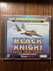 Black Knight: Marine Strike Fighter PC CD fly pilot jet plane flight sim game!