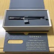 Ink Exchanged Parker Sonnet Mat Black Ballpoint Pen