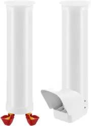 Chicken Feeder and Waterer Set, 3 Kg Poultry Chicken Feeder and 4 Litre Waterer