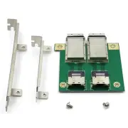 2-Port Internal SFF-8087 to External 8088 PCI Mini SAS 26P Adapter SAS RAID