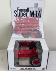 ERTL International Farmall Super M-TA, 100 Years Farm Tractor, Red, 1/16, NIB