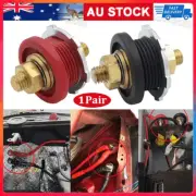Truck Boat Battery Terminal Bulkhead Feed-Thru Panel Rubber Sub Connector Post