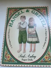 Hansel And Gretel Paper Dolls By Peck Aubrey, New Die Cut Activity Book Ch7