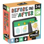 Headu Chronological Order, Lotto, and Storytelling Educational 3-in-1 Game Set for Children