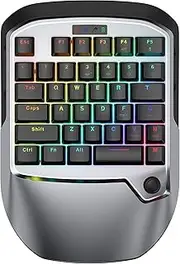 Gaming Keyboard and Mouse for Xbox One, PS4, Nintendo Switch, PC, GameSir VX2 AimSwitch 2.4GHz Wireless Game Keypad with RGB Backlit, Controller Adapter for Computer and Consoles, 36 Keys
