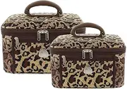 Serengeti Beauty Case Set of 2 - Leopard