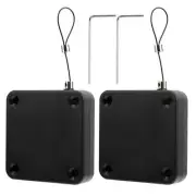 2Pcs Automatic Door Closer Sensor PunchFree Small For Home Office Doors Off