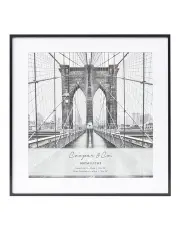 [Cooper & Co] 50x50cm Matt to 40x40cm Photo Frame in Black