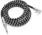 JORINDO 6.35MM Male Head Audio Guitar Cable Electric Guitar Amplifier Cord 1/4 Inch Instrument Cable (6m)