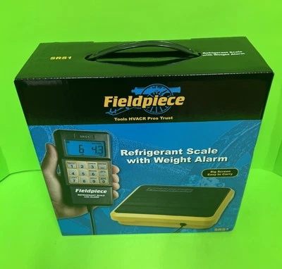 Fieldpiece SRS1 Refrigerant Scale with Weight Alarm & Meter *New-*FREE SHIPPING*
