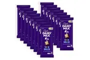 15pc Cadbury Dairy Milk Block Top Deck Flavored Chocolate Candy Block 180g