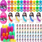 Barydat 240 Pcs Mini Jesus Figures Easter Eggs with Toys Inside Religious Jesus Toys Miniature Jesus Gifts Easter Egg Stuffers Jesus Doll for Sunday School Easter Hunt Party Baptism Gift