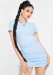 Made Up My Mind Ruched Dress